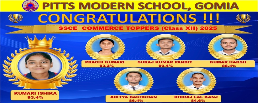 PITTS Modern School, Gomia serve others willingly, graciously and selflessly. 